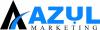 Foto de Azul marketing-letras en aluminio